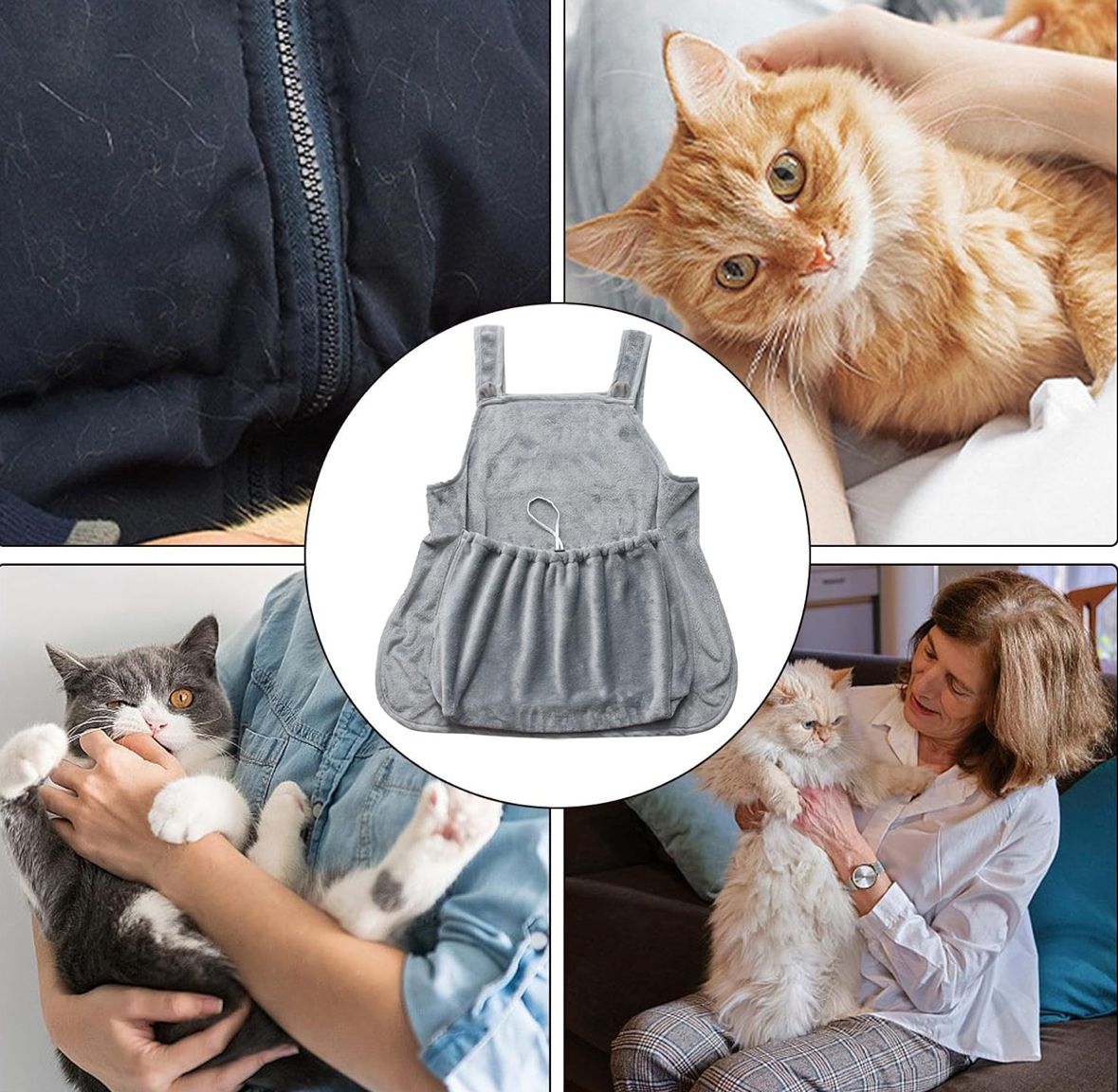 DELANTAL CANGURO PARA GATOS