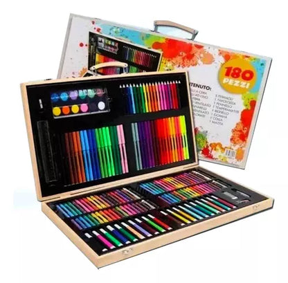 Set De Arte 180 Pcs Lapices Para Colorea