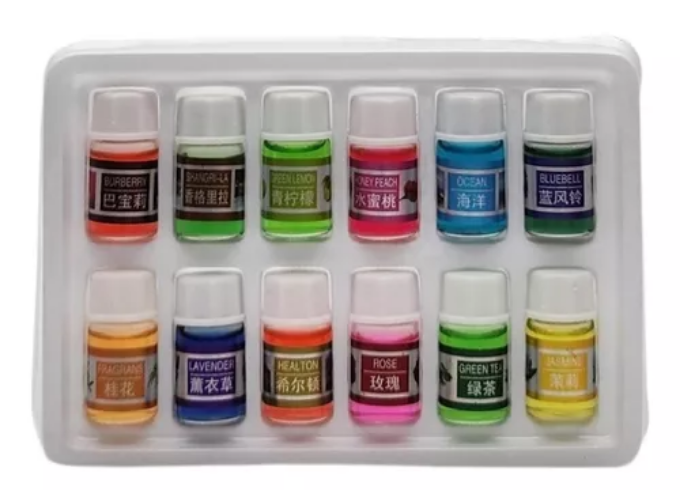 Set de 12 Aceites Esenciales para Humidificador