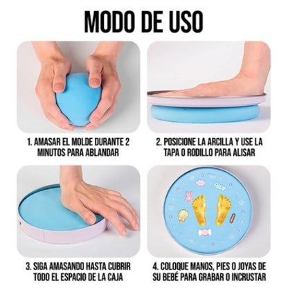 “HUELLAS DE AMOR – KIT DE ESTAMPADO PARA BEBÉ”